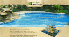 Desktop Screenshot of outdoorcreationslandscaping.com